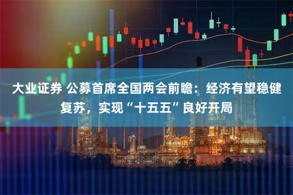 大业证券 公募首席全国两会前瞻:经济有望稳健复苏,实现“十五五”良好开局