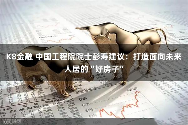 K8金融 中国工程院院士彭寿建议：打造面向未来人居的“好房子”