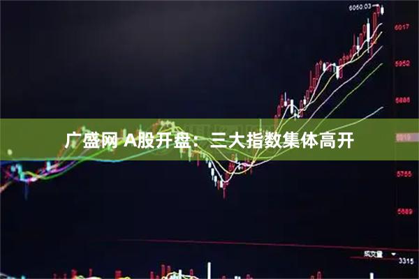 广盛网 A股开盘：三大指数集体高开