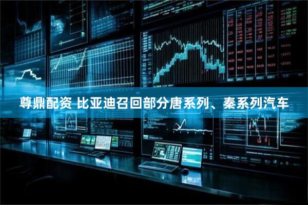 尊鼎配资 比亚迪召回部分唐系列、秦系列汽车