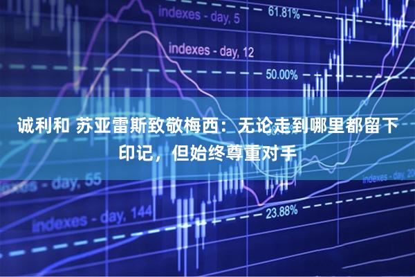 诚利和 苏亚雷斯致敬梅西：无论走到哪里都留下印记，但始终尊重对手